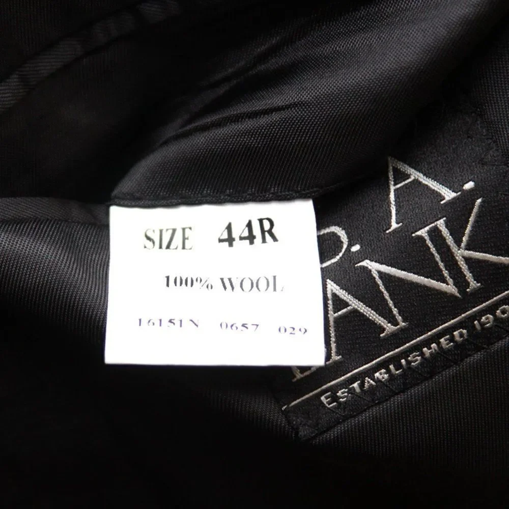 44R JOS A BANK‎ Men's Blazer Sportcoat Jacket Wool Grey C080637